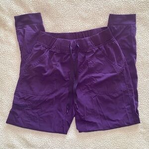 Adar Purple Scrub Pants for Women
